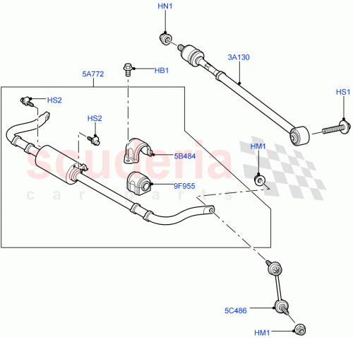 Part Diagram for Land Rover RGD500190