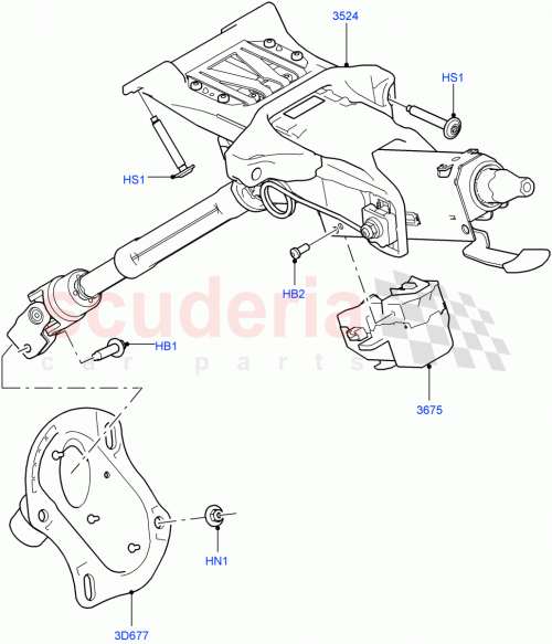 Part Diagram for Land Rover LR061040