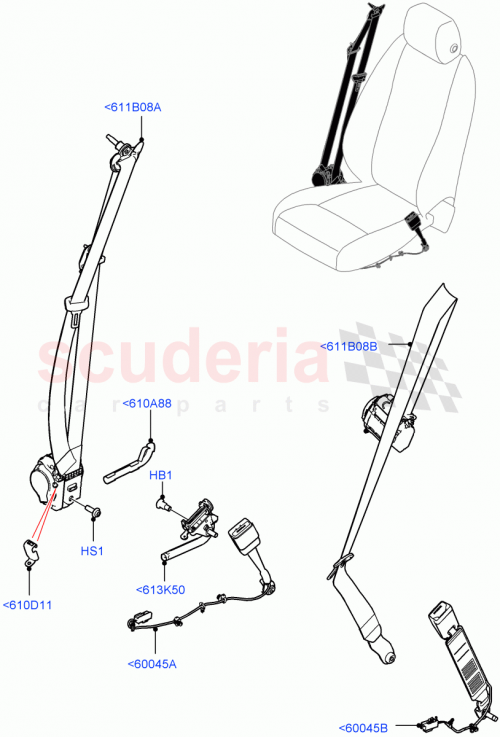Part Diagram for Land Rover LR131914
