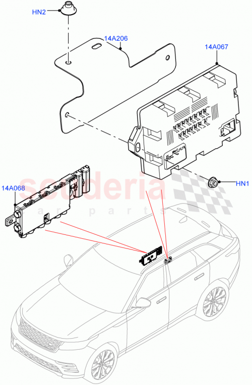 Part Diagram for Land Rover LR092006
