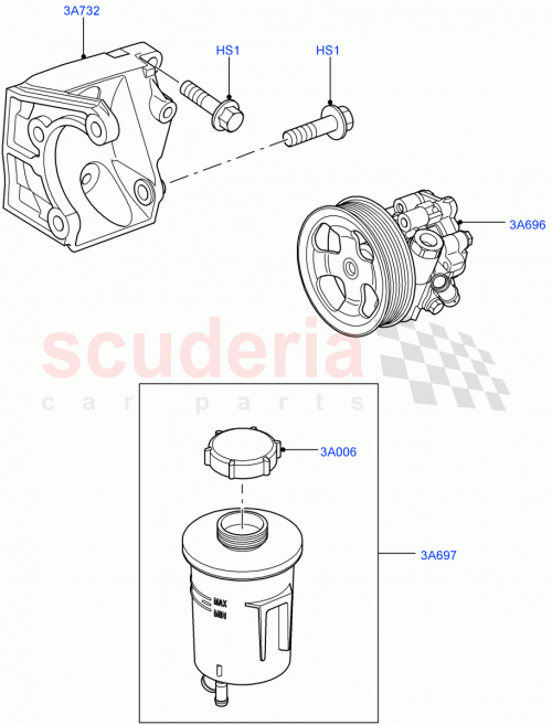 Part Diagram for Land Rover LR077386