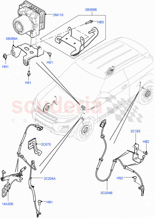 Part Diagram for Land Rover LR122808