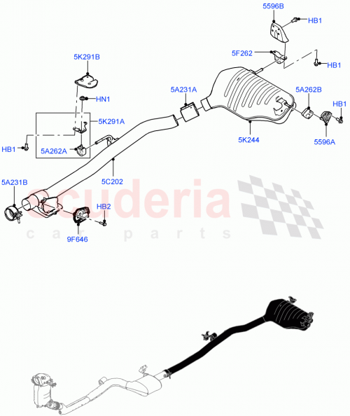 Part Diagram for Land Rover LR143250