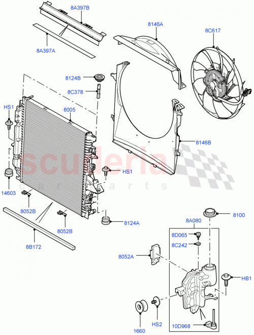 Part Diagram for Land Rover LR016207