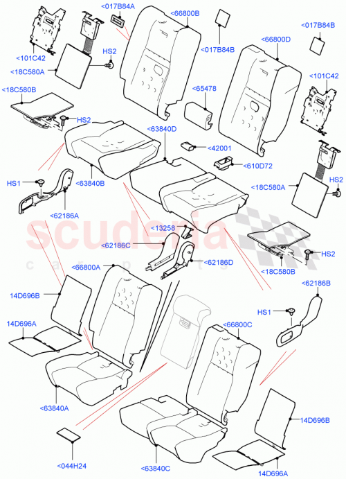Part Diagram for Land Rover LR036812
