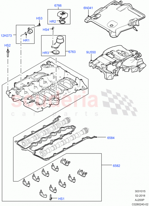 Part Diagram for Land Rover LR100361