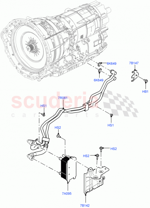 Part Diagram for Land Rover LR141632