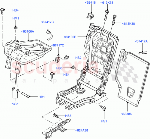 Part Diagram for Land Rover LR016507