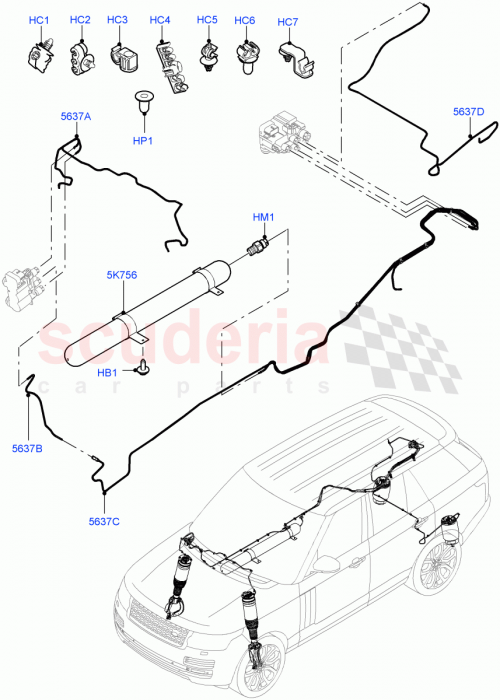 Part Diagram for Land Rover LR101732