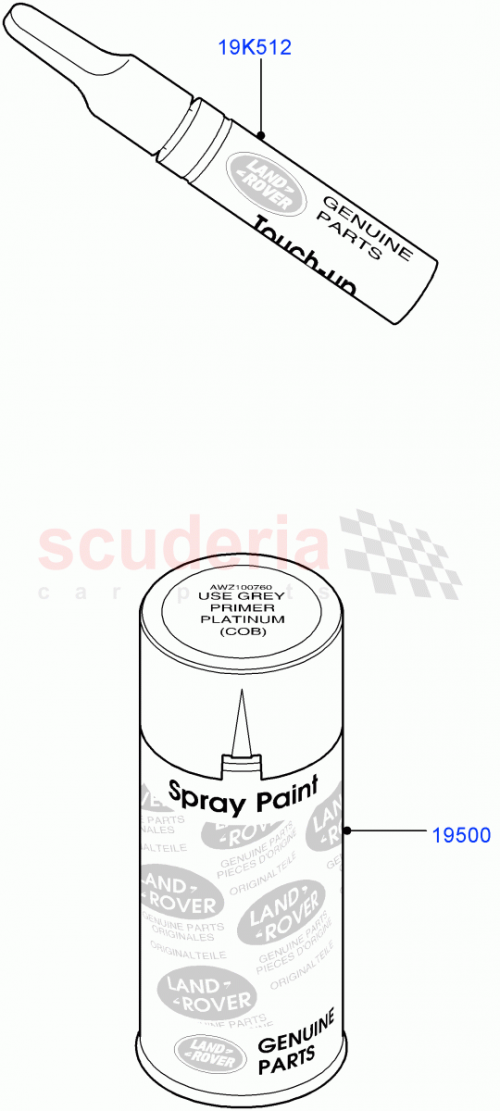 Part Diagram for Land Rover VEP501740LEL
