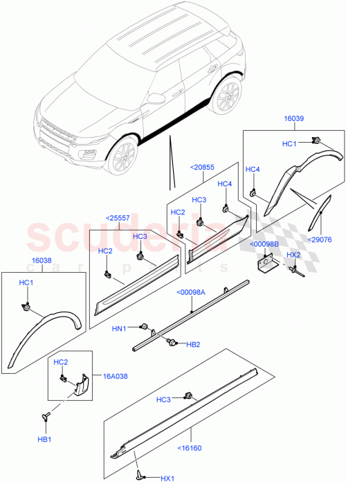 Part Diagram for Land Rover LR066507