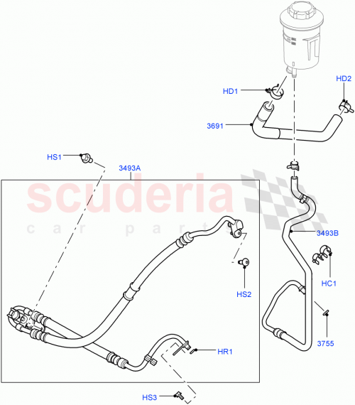 Part Diagram for Land Rover LR057813