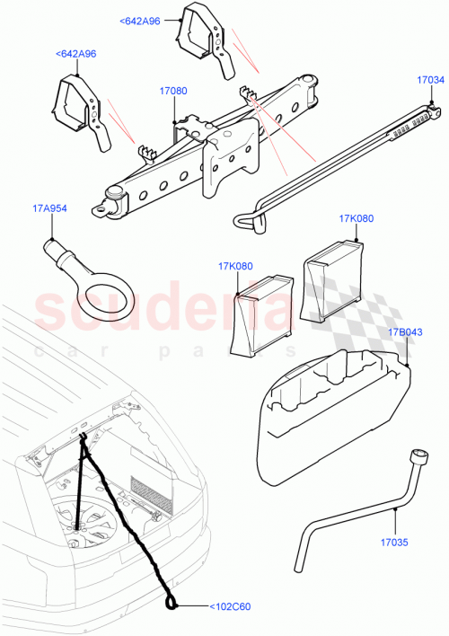 Part Diagram for Land Rover LR081518