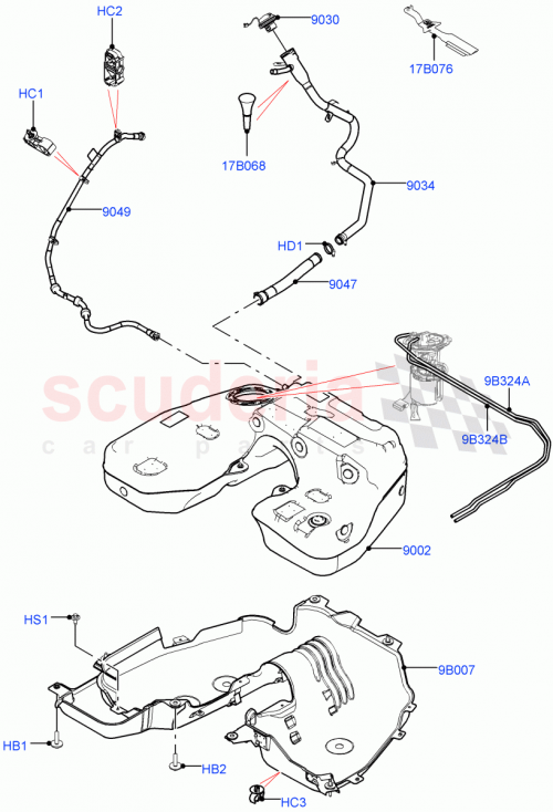 Part Diagram for Land Rover LR128360