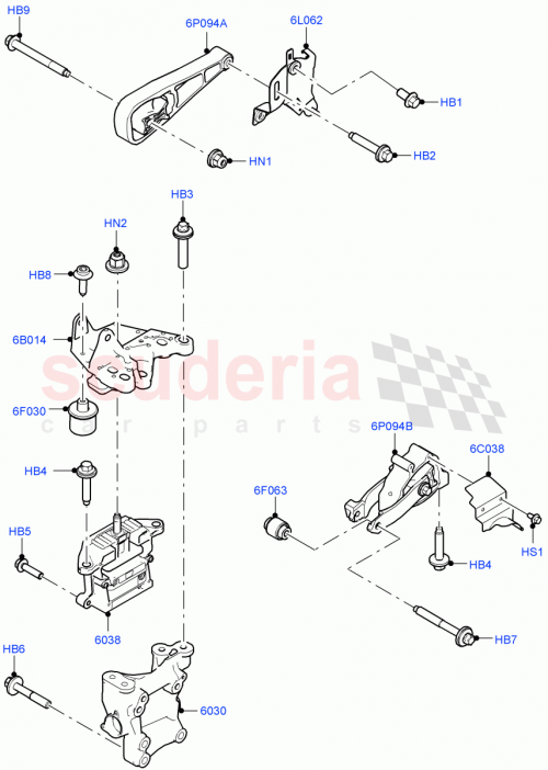 Part Diagram for Land Rover LR114070