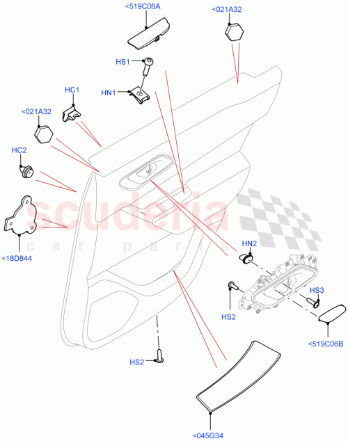 Part Diagram for Land Rover LR091488