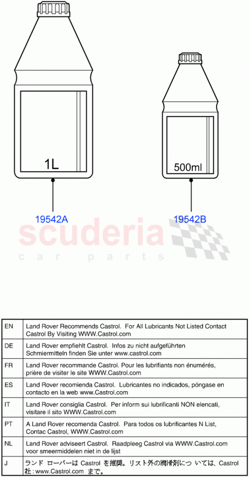 Part Diagram for Land Rover SIJ500030
