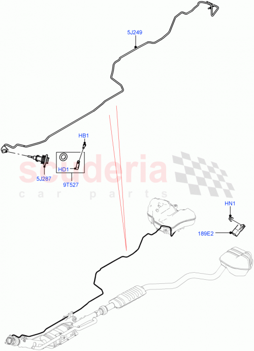 Part Diagram for Land Rover LR138311
