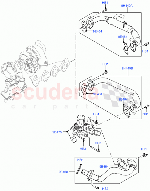 Part Diagram for Land Rover LR082300
