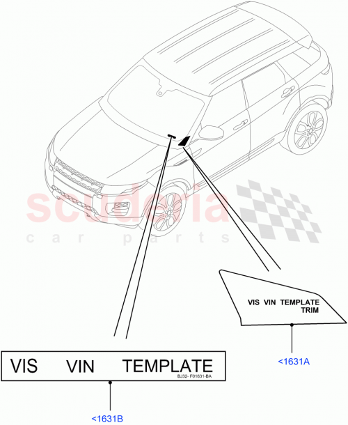 Part Diagram for Land Rover LR040883