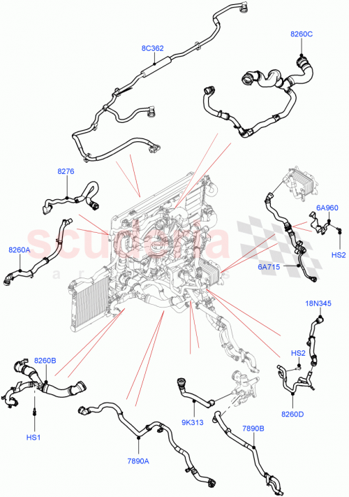 Part Diagram for Land Rover LR140871