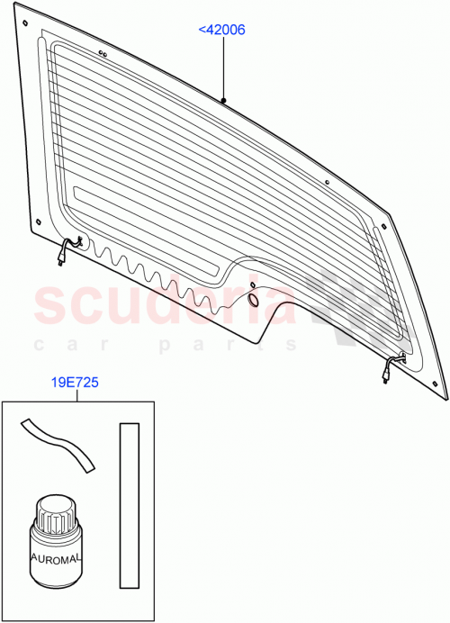 Part Diagram for Land Rover CVB500670
