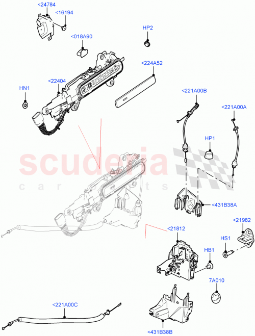 Part Diagram for Land Rover LR124747