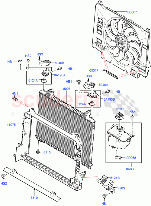 Part Diagram for Land Rover LR111126