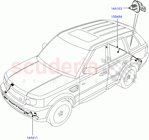 Part Diagram for Land Rover LR030237