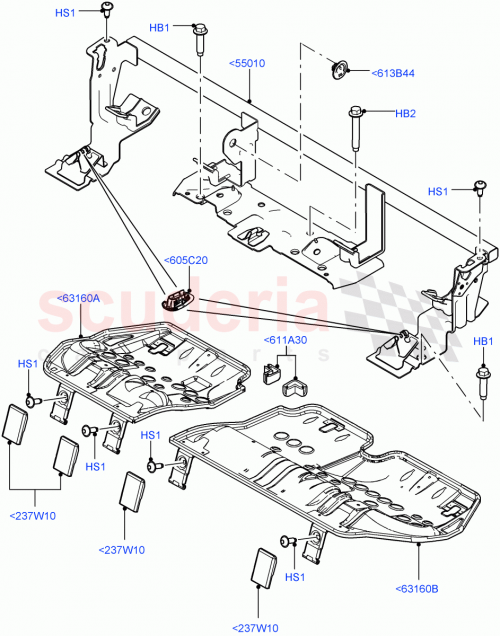Part Diagram for Land Rover LR003433