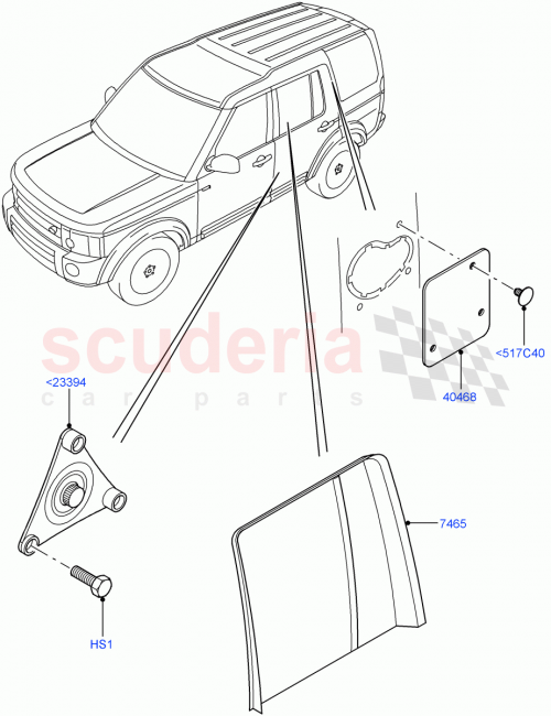 Part Diagram for Land Rover LR007067