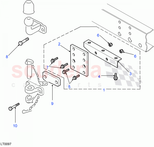 Part Diagram for Land Rover FS110251L