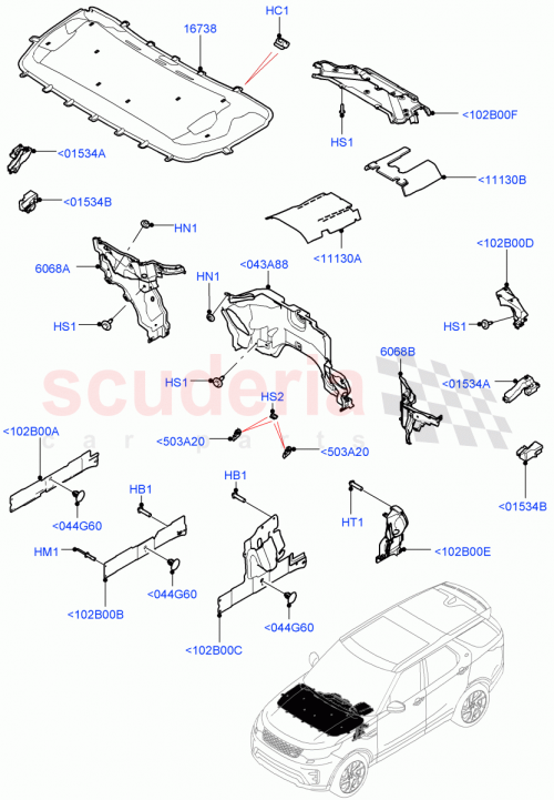 Part Diagram for Land Rover LR083280