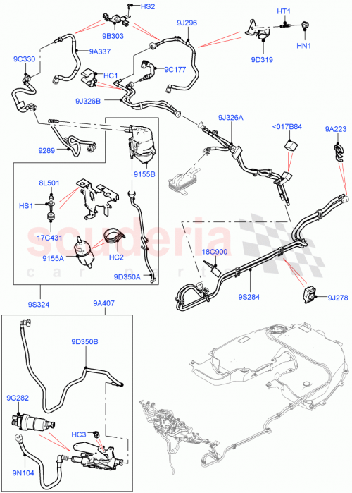 Part Diagram for Land Rover LR113243