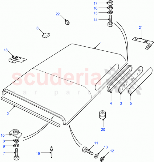 Part Diagram for Land Rover AKA710760LYQ