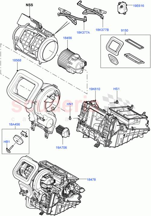 Part Diagram for Land Rover LR094335
