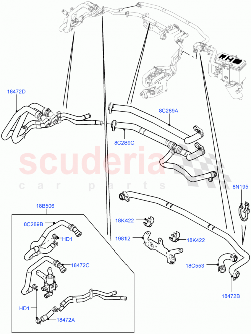 Part Diagram for Land Rover LR022720