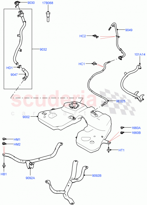 Part Diagram for Land Rover LR152054