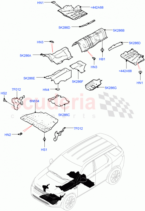 Part Diagram for Land Rover LR067135
