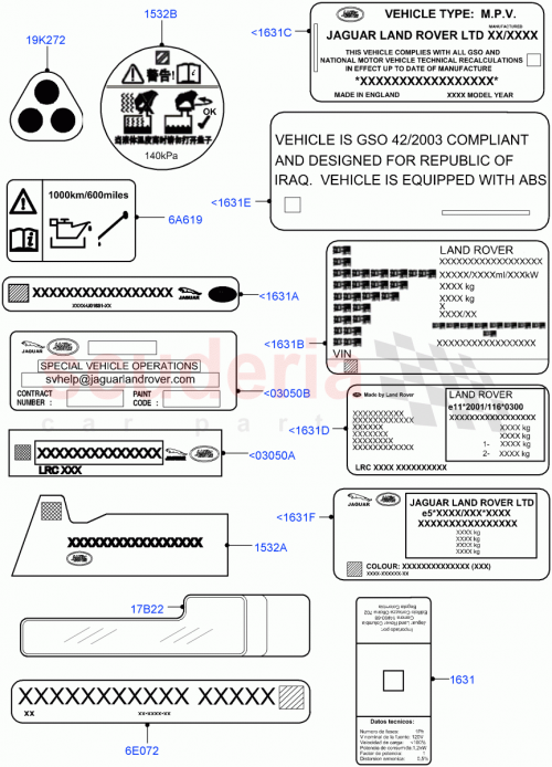 Part Diagram for Land Rover LR135078