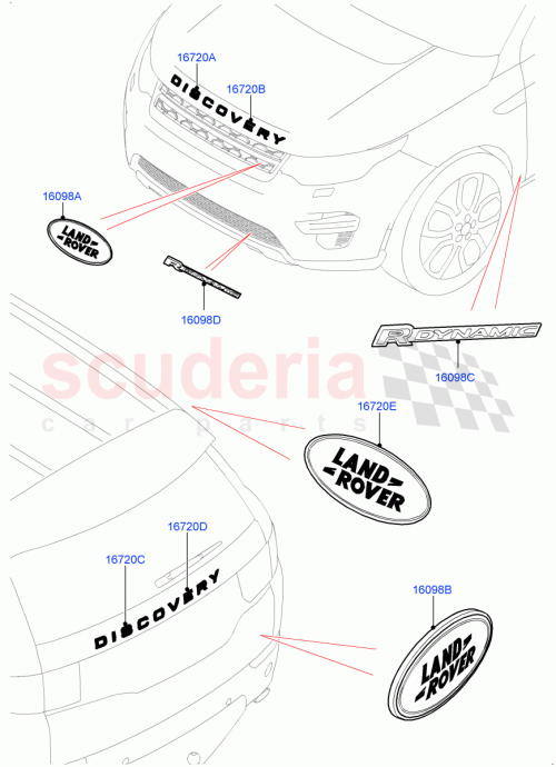 Part Diagram for Land Rover LR063645