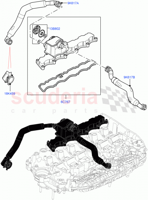 Part Diagram for Land Rover LR121791