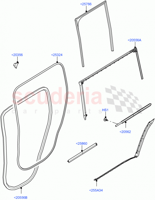 Part Diagram for Land Rover LR131242