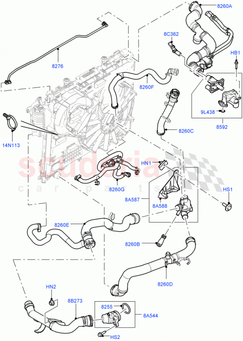 Part Diagram for Land Rover LR049002