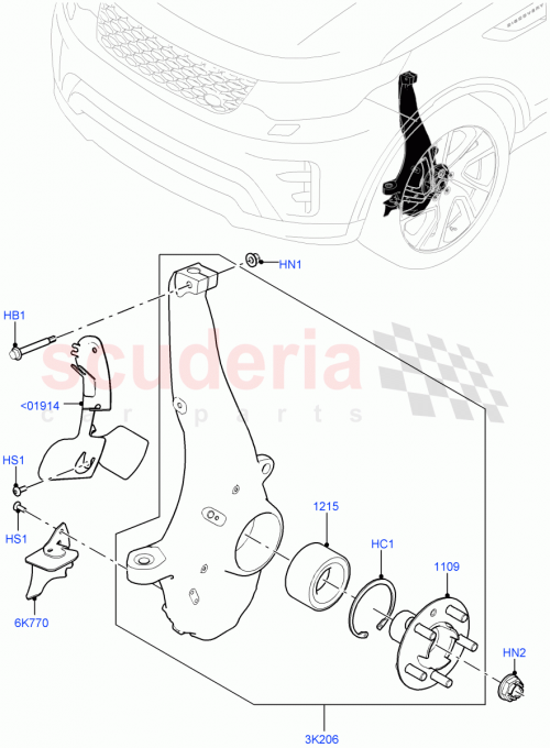 Part Diagram for Land Rover LR115104