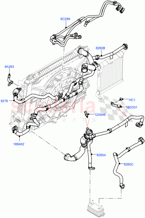 Part Diagram for Land Rover LR116963