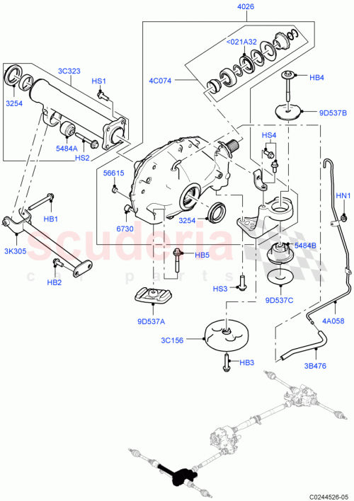 Part Diagram for Land Rover LR070131