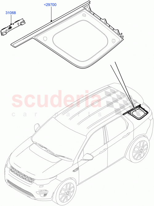 Part Diagram for Land Rover LR058842