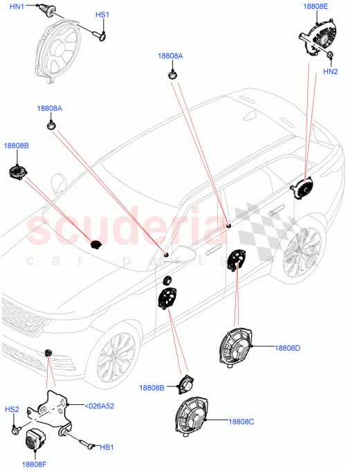 Part Diagram for Land Rover LR091163