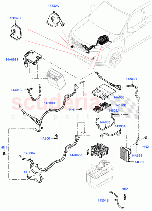 Part Diagram for Land Rover LR158549